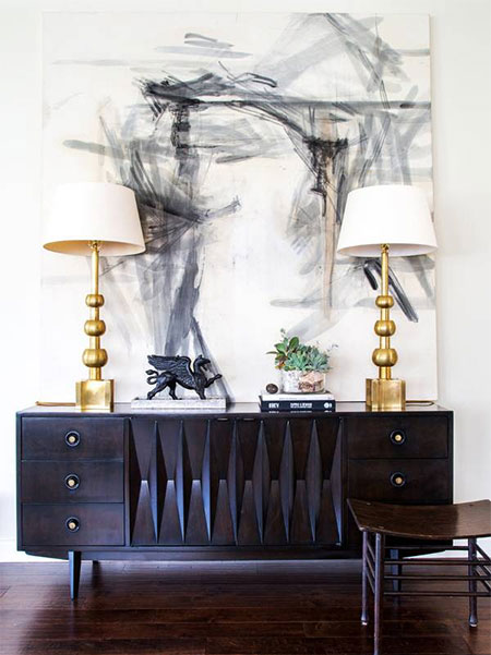 how to display art without hanging on wall