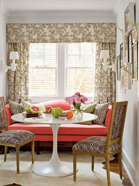 add colour, texture and pattern to rental home