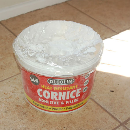 only use alcolin cornice adhesive and filler