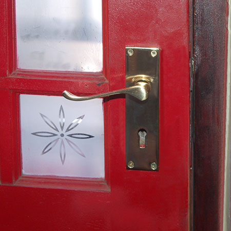 fit new door handle