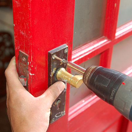 fit new door handle