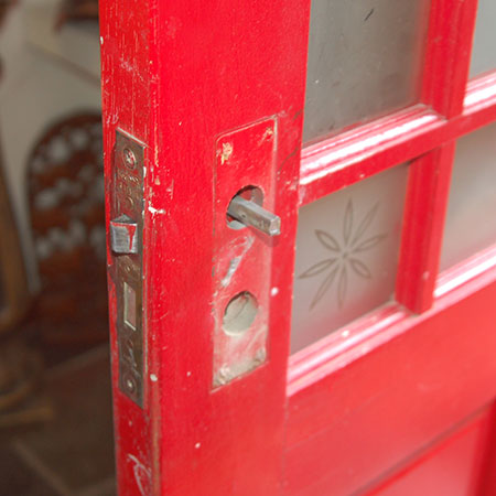 fit new door handle