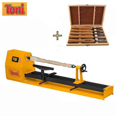 toni wood lathe and chisel set