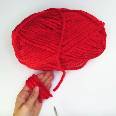 Make a Shaggy Valentine Cushion