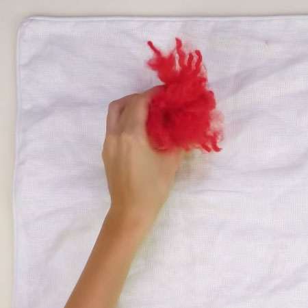 Make a Shaggy Valentine Cushion