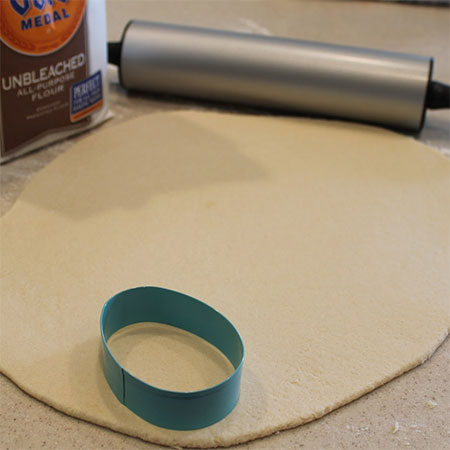 salt dough easter garland