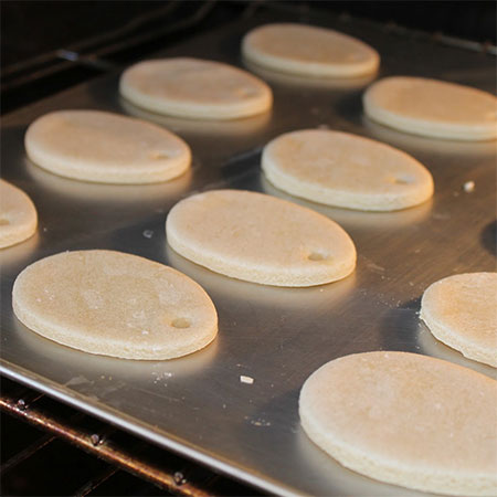 salt dough easter garland