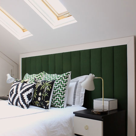framed upholstered headboard