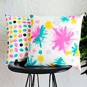 hand painted cushions