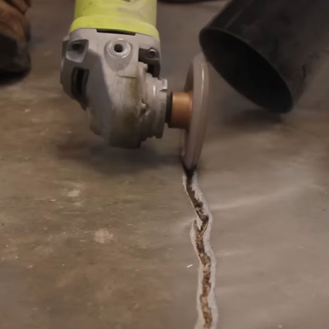 repair small cracks in concrete