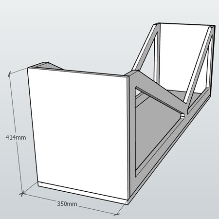 attach side panels to workout bench coffee table