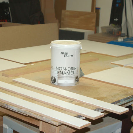 fired earth water based non-drip enamel paint