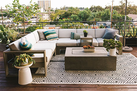 seamless transition from indoors to outdoors
