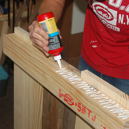only use waterproof wood glue