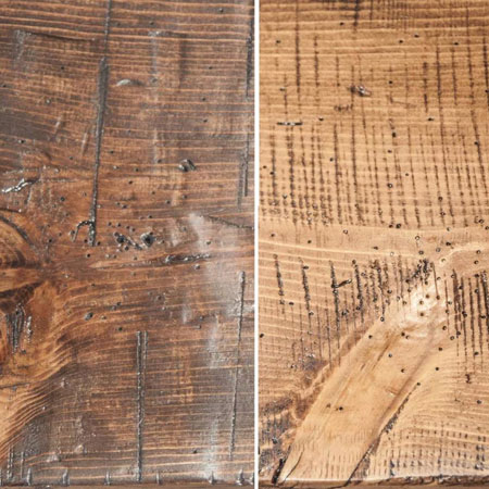 how to age or distress wood