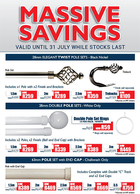 july savings on window treatments