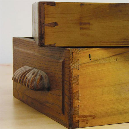 dovetail joints are a sign of good quality furniture