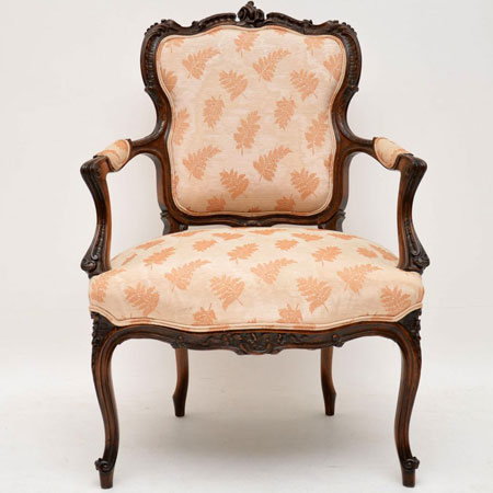 check detailing on old furniture