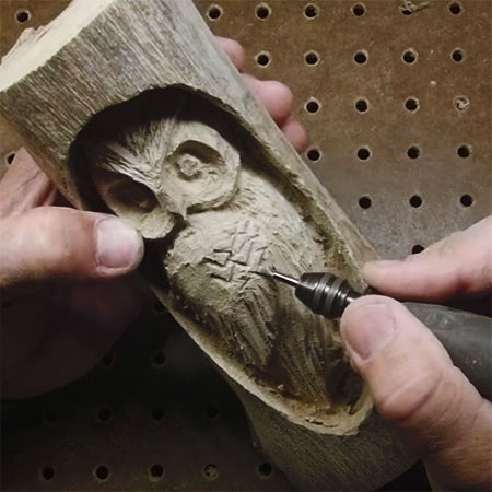 how to wood carving with dremel rotary tool