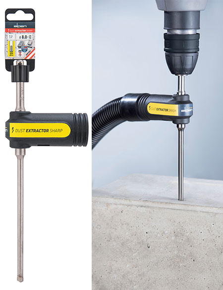 Alpen SMASH and SHARP 2in-1 drill and dust extractor 