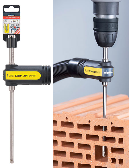 Alpen SMASH and SHARP 2in-1 drill and dust extractor 