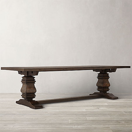 restoration hardware tables at cielo