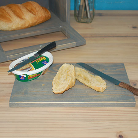 make diy bread bin with glass door