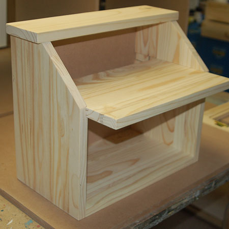 attach back with aircraft nail gun