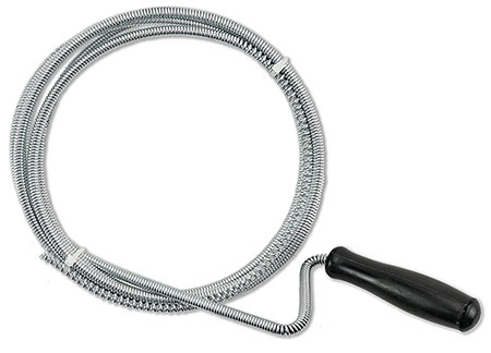 drain auger clears blocked drains