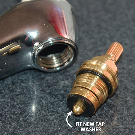 How to replace a tap washer