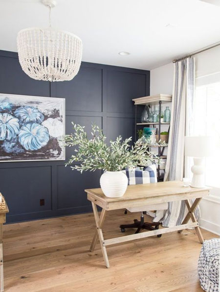 blue keeps your home office cool
