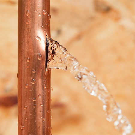 What to do if you hit a water pipe when drilling