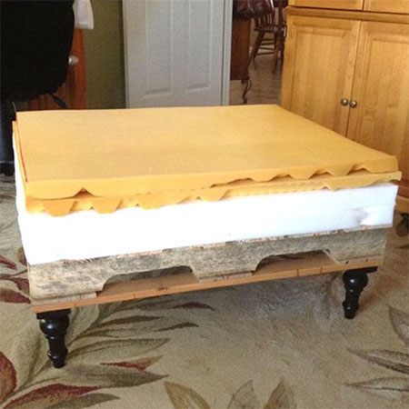 scrap pallet wood ottoman