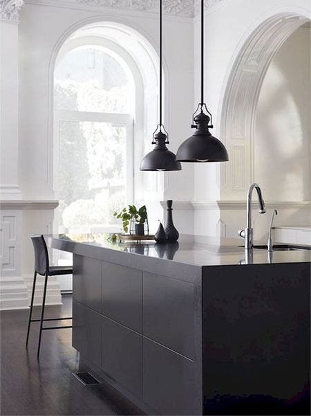 modern lighting at builders