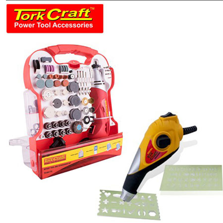 Tork Craft Mini Rotary Tool and Accessory Kit