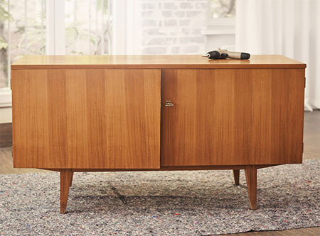 upcycle secondhand tv cabinet