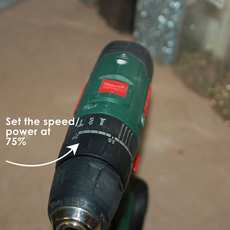 set torque speed on drill driver