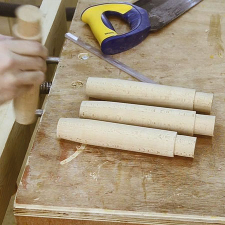 diy pine bedside unit