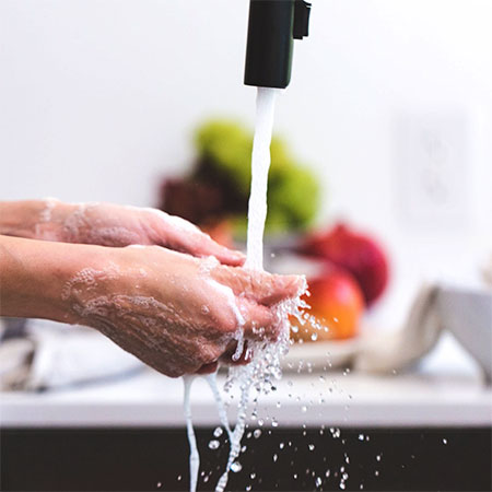 keep kitchen clean to deter fruit flies