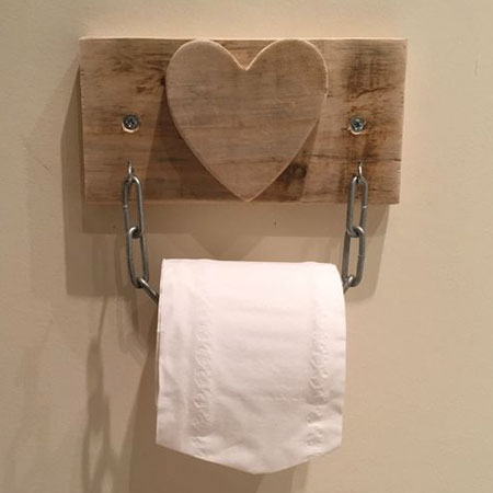 make wood toilet roll holder