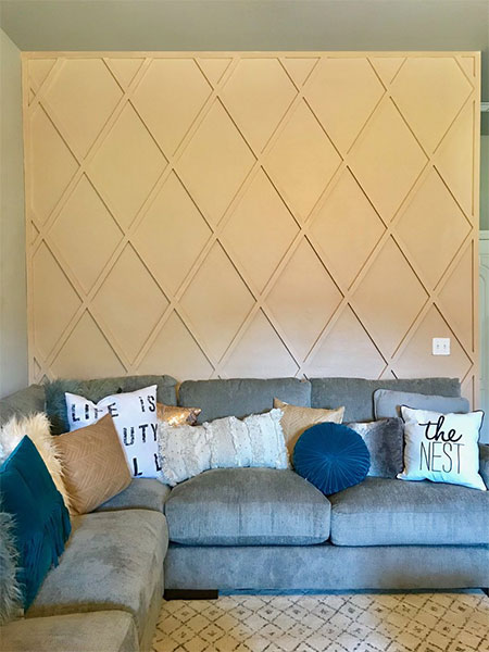 Add Faux Panelling to Boring Walls