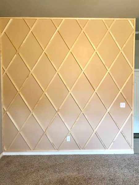 Add Faux Panelling to Boring Walls