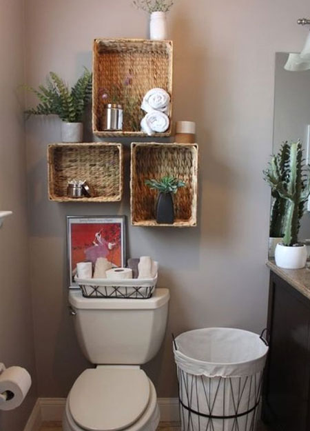 Easy DIY Bathroom Shelf Ideas
