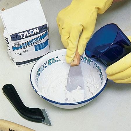 give grout a good clean and new look