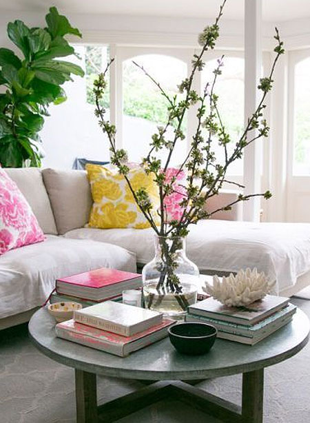 how to style coffee table