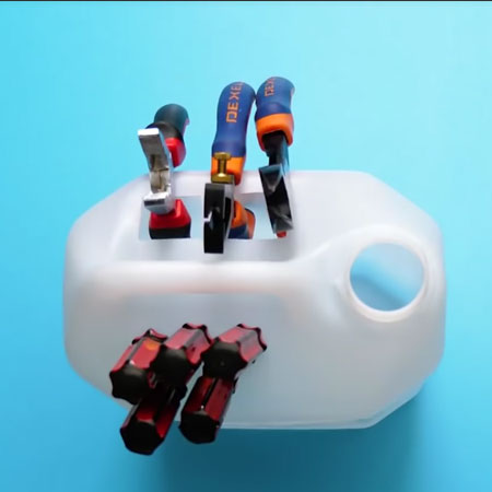 Recycled Plastic Bottle Tool Caddy