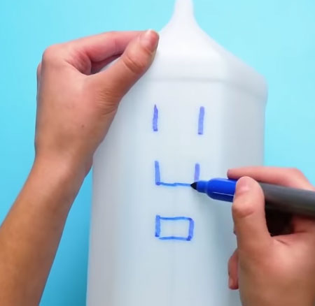 cut hole for spanners