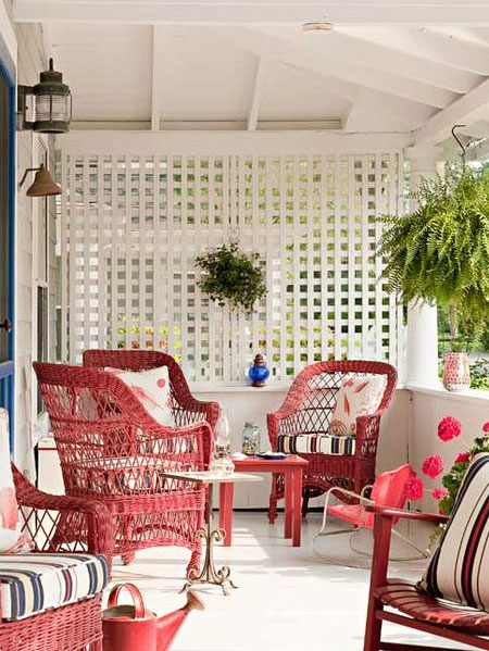 make your own trellis privacy screen