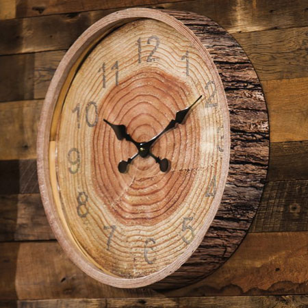 diy wooden wall clock