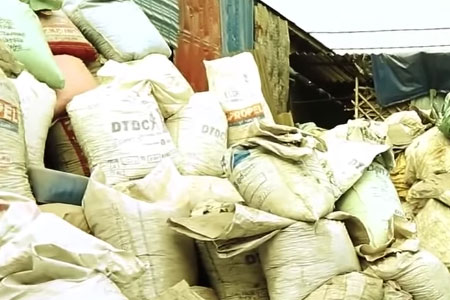 plastic waste for tiles and pavers